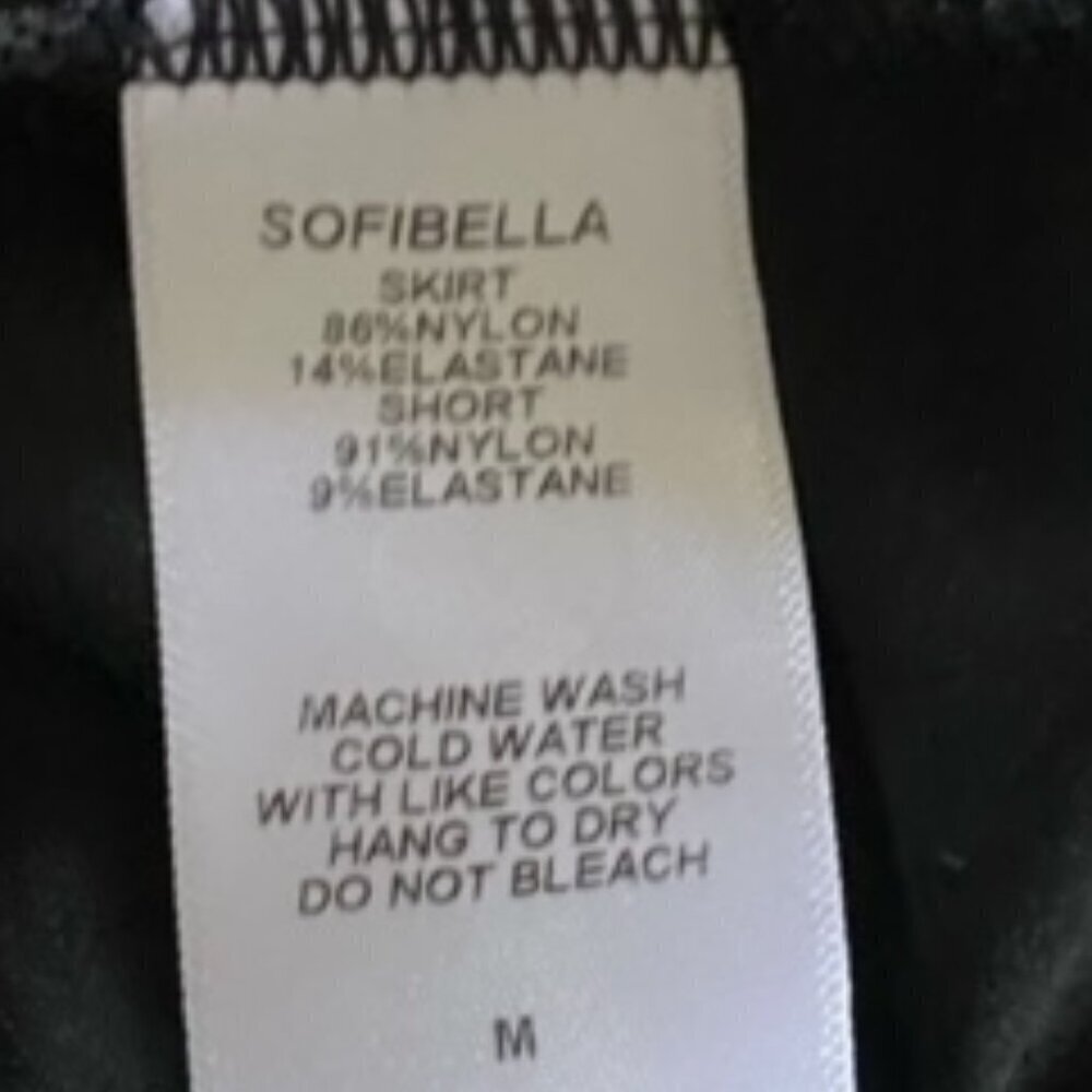 Sofibella Black Tennis Skort Medium - image 6